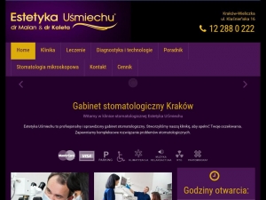 http://www.estetykausmiechu.com.pl/poradnia-dentystyczna-w-krakowie/